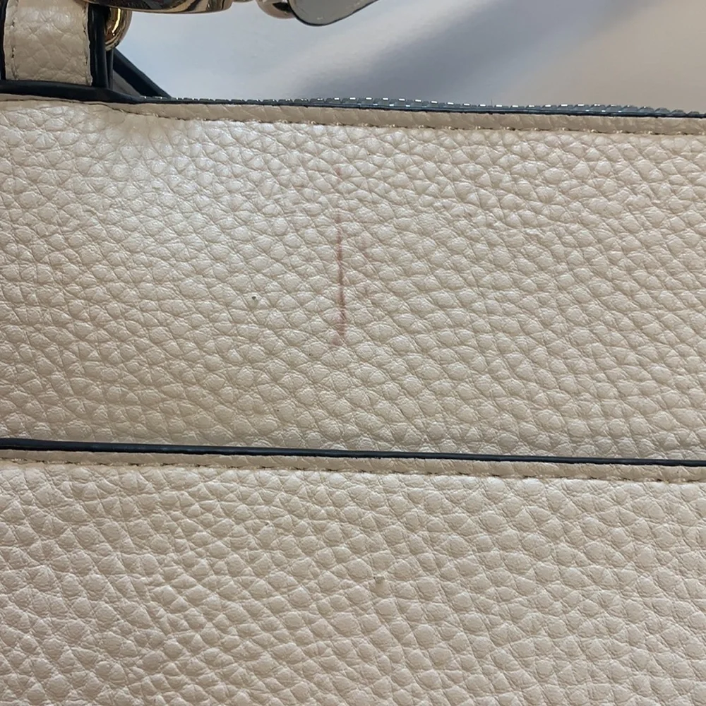Nanette Lepore white wristlet, cross body bag
